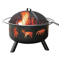 Brasero de jardin extérieur en marbre, foyer à bois, barbecue en métal, foyer chauffant avec base