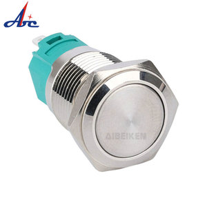 2024 IP65 impermeable Material de acero inoxidable interruptor de botón <span class=keywords><strong>para</strong></span> <span class=keywords><strong>timbre</strong></span> de puerta botón <span class=keywords><strong>pulsador</strong></span> carcasa Color plata 16mm botón <span class=keywords><strong>pulsador</strong></span> - Product Image 5