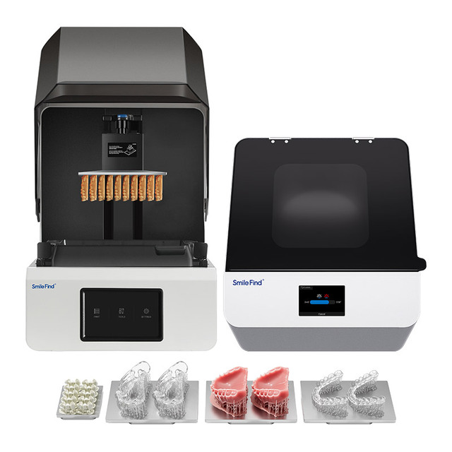 Smile Find 16k Lcd Resin Denture Desktop All in One Dental Metal 3d Printer Small Desktop Metal Laser 3d Printing Machine Dental