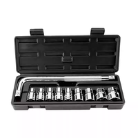10 pièces OEM ensemble d'outils à main ensemble de boîte à outils de réparation de voiture Kit à cliquet clé en acier jeu de douilles