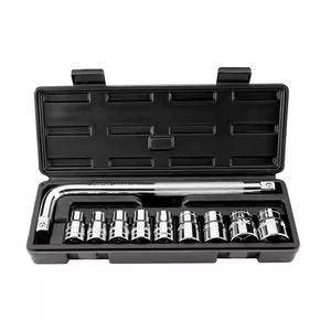 Bộ dụng cụ sửa chữa ô tô 10 món OEM, bộ cờ lê, tô vít, hộp dụng cụ bằng thép - Product Image 1