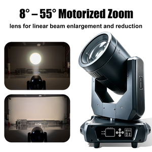 ไฟหัวขยับ COB 400W LED ปรับสีขาวได้ ครอบคลุมพื้นที่กว้าง ซูมได้ สำหรับงานแต่งงาน งานอีเว้นท์ ปาร์ตี้ ดีเจ งานแสดงบนเวที ขายตรงจากโรงงาน - Product Image 4