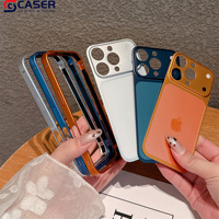 Metal frame van aluminiumlegering, geïntegreerde matte achterkant sticker, geschikt voor 13-16 Pro/Promax, transformeert in iPhone 17pro/17promax
