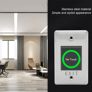 Thép Không Gỉ Không Có Cửa Cảm Ứng Phát Hành Nút Thoát No/NC/COM Cảm Biến Chuyển LED Chỉ Báo Cho Kiểm Soát Truy Cập - Product Image 4