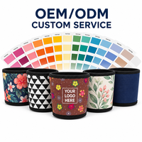 Manchon isotherme en néoprène pour tasse à café avec logo personnalisé par sublimation, support pour canettes de 16/24/32 oz, housse pour bouteille chaude ou glacée