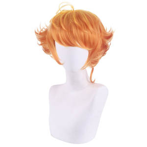 Ainizi Kurze Gemischte Gelbe Emma Cosplay-Perücke aus The Promised Neverland - Product Image 3