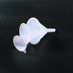Juego de embudos de plástico, 4 piezas, varios tamaños, calidad alimentaria, engrosados, para colar vino en el hogar - Product Image 3