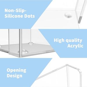 Rõ ràng acrylic dính lưu ý chủ, 3x3 acrylic bài nó lưu ý chủ dính lưu ý lưu trữ bàn tổ chức cho văn phòng nhà lớp học - Product Image 6