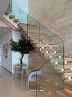 Escalier droit Prima Nordic Slim, anti-déformation, en acier inoxydable, usiné avec précision, pour accès au petit loft