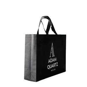Top Quality Custom Printed Eco Friendly Reusable Waterproof Die Cut PP Laminated Non Woven Tote Shopping Bags