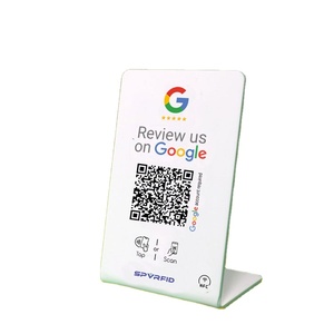 Custom NFC Google Review <strong>Card</strong> NTAG 213 NTAG 215 NTAG 216 Display Stand - Product Image 1
