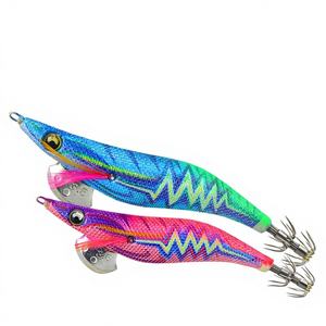 Señuelo de Pesca Japonés YAMASHITA, Camarón Luminoso Impreso Nuevo, Cebo Vivo con Cuentas Anilladas, Anzuelo para Calamar 3.5 - Product Image 2