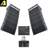 Console de mixage de scène professionnelle ACTPRO AUDIO, étanche, en métal, pour extérieur, 8/12/16 canaux, pour spectacles et festivals