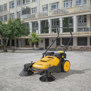 Mới đi bộ phía sau tay đẩy máy quét hướng dẫn sử dụng đường quét với nước chân không phun thành phần cốt lõi bao gồm động cơ bàn chải - Product Image 3