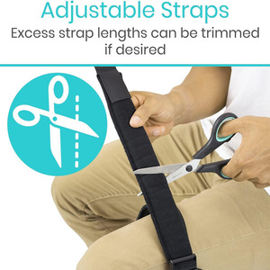 สายรัดข้อมือแบบมีแผ่นรองสำหรับยกน้ำหนัก ออกกำลังกาย ฟิตเนส ป้องกันการบาดเจ็บ อุปกรณ์เสริมความปลอดภัยสำหรับการฝึกซ้อมในยิม - Product Image 2