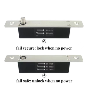<span class=keywords><strong>Serratura</strong></span> <span class=keywords><strong>Elettrica</strong></span> a Catenaccio DC 12V Fail Secure/Fail Safe per Armadietti Elettrici e Porte Automatiche - Product Image 2