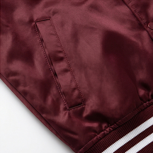 Chaqueta de Satén Impermeable para Hombre, Estilo Urbano, Ligera, de la Más Alta Calidad, con Logotipo Personalizado, Chaqueta de Satén Premium - Product Image 6