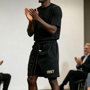 Pantalones Cortos Casuales de Moda para Hombre <span class=keywords><strong>Fear</strong></span> 1997, Cintura Media, Estilo Hip Hop, Ecológicos, de Alta Calidad, con LOGO, Venta al Por Mayor 2026 - Product Image 5