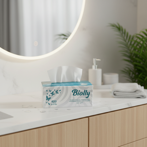 Biolly 425 Pañuelos Faciales - Empaque Compacto, Suaves como una Nube, Reforzados con Humectante - Product Image 3