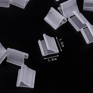 100 pièces en plastique ballon Clips H V forme joint Clips pour noël mariage fête d'anniversaire décor - Product Image 4