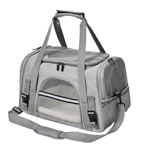 Transportín Portátil y Transpirable para Mascotas, Gatos y Perros Pequeños, Apto para Viajes en Auto y Uso al Aire Libre - Product Image 1