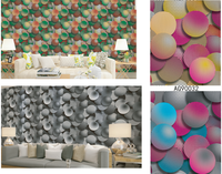 3 d géométrique vinyle maison papier peint muraux rouleaux papier peint chambre décor pvc papiers peints