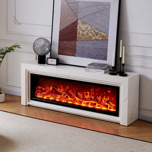 Cheminée électrique linéaire à économie d'énergie, avec LED RVB à changement <span class=keywords><strong>de</strong></span> couleur, décorative pour salon - Product Image 1