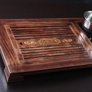 Bandeja de Té Hecha a Mano de Madera Maciza, Venta Directa de Fábrica al Por Mayor - Tamaño y Logotipo Personalizables para Uso en Hogar, Hotel y Restaurante - Product Image 2