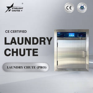 STARLIGHT CHUTES SC-GC-500/600 Goulotte de lavanderie et collecteur de déchets - Acier inoxydable SS304 Silencieux et hygiénique pour hôtels et spas de luxe - Product Image 1