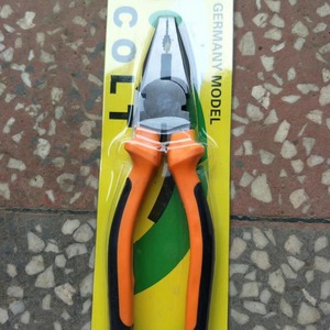 คีมตัดลวดมืออาชีพ 8 นิ้ว เหล็กโครเมี่ยมวาเนเดียม ด้ามจับสีส้ม ปากเรียบ - Product Image 3