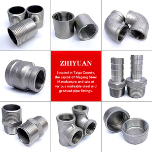 Trong kho 1/8 "đến 6" ren mạ kẽm khuỷu tay Công Đoàn sắt dễ uốn Phụ kiện thiết bị công nghiệp phụ kiện gas lĩnh vực dầu - Product Image 4