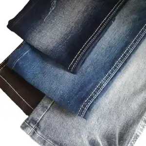 2422 Gold Supplier super soft OE woven twill stretch denim fabric for lady and man jeans with competitive prices