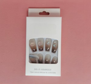 Caja para Uñas con Ventana Estampada con Láser, Directo de Fábrica, Empaque Iridiscente con Ventana de Visualización para Productos de Belleza - Product Image 1