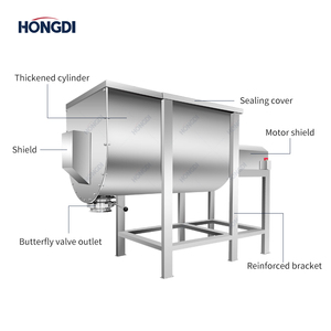 Mezcladora Industrial de Doble Cinta Tipo U HONGDI 1600L, Máquina Mezcladora de Polvo para Químicos, Alimentos y Plásticos, Motor de Acero Inoxidable SUS304, PLC - Product Image 3
