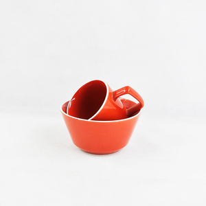 18pcs y 16pcs/de cerámica dinnerset color rojo Borde de vajilla - Product Image 3