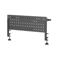 Organiseur de bureau à fixation par pince GMPB-05-02 avec étagère et kits de rangement, panneau perforé pour jeux, gestion de l'organisation du bureau