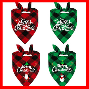 Christmas pet supplies for <b>small</b>, medium and large dogs, cats, and <b>teddy</b> <b>bears</b>: triangular bibs and drool bibs. - Product Image 2