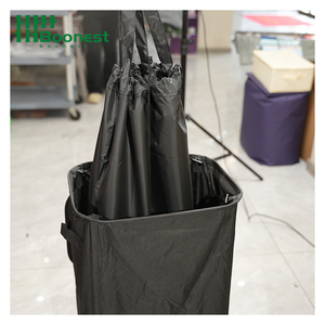 आधुनिक बड़े इनडोर होम रीसाइक्लिंग बिन ढक्कन के साथ और 2 हटाने योग्य पुनः प्रयोज्य आंतरिक बैग आयताकार कपड़े आयोजक - Product Image 2