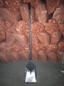 Usine en gros pas cher prix Afrique du Sud pelle en acier robuste 2KG grande pelle carrée en acier pelle à manche en métal - Product Image 6