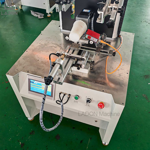 Automatic Silk <strong>Screen</strong> Printer Digital Conical Cylinder <strong>Rotating</strong> <strong>Screen</strong> <strong>Printing</strong> <strong>Machine</strong> for Small Plastic Bottle Cup Honey Jar - Product Image 4