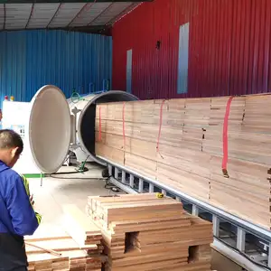 Máquina secadora de madera al vacío por microondas 10m3