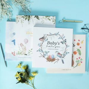 Carnet de souvenirs pour bébé format B5 personnalisé, couverture rigide, <span class=keywords><strong>journal</strong></span> de <span class=keywords><strong>naissance</strong></span>, album de <span class=keywords><strong>grossesse</strong></span>, cadeau quotidien - Product Image 2