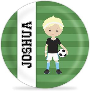 2026 FIFA bán buôn tùy chỉnh bóng đá cậu bé in melamine ăn tối tấm-không thể phá vỡ tấm cho trẻ em sinh nhật Đảng Bộ đồ ăn - Product Image 1