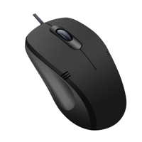 Souris ergonomique filaire USB optique 3D Sunrose 800-1200 DPI 82g légère 3 boutons programmables pour les joueurs PUBG-