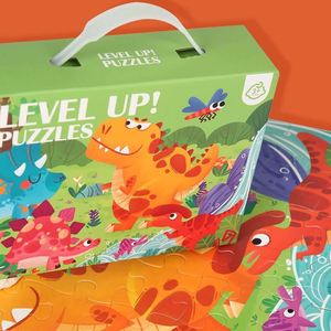 Jouet éducatif pour enfants, puzzle en papier écologique personnalisé avec motifs de princesses, pirates, dinosaures et elfes, 60 pièces - Product Image 5