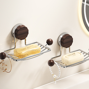 Scaffali da bagno a parete porta Gel doccia porta spugna portasapone per WC e articoli da toeletta senza perforazione - Product Image 2