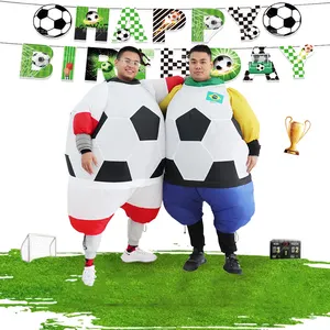 football qatar 2022 soccer football fans decorate accessories cheering inflatable costume