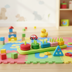 Bloques de Silicona Montessori, Juguetes Sensoriales, Clasificación de Colores, Apilables, Textura Suave, Educativos, Regalo para Bebés - Product Image 5