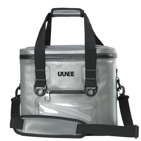 Custom Logo TPU Leopard Cartoon Cooler Bag ODM Design 30L Soft Thermal Leakproof with Zipper for Food Cans & Wine