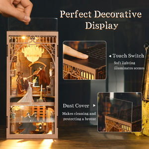 Fantasma de <span class=keywords><strong>la</strong></span> ópera 3D Mini ciudad rompecabezas de madera <span class=keywords><strong>libro</strong></span> Nook Kit conjunto de muebles en miniatura y habitación de <span class=keywords><strong>casa</strong></span> de muñecas para ideas de regalo novedosas - Product Image 4